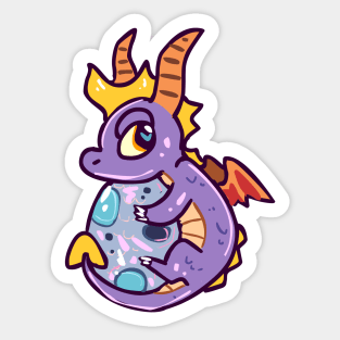 Spyro with Egg Sticker